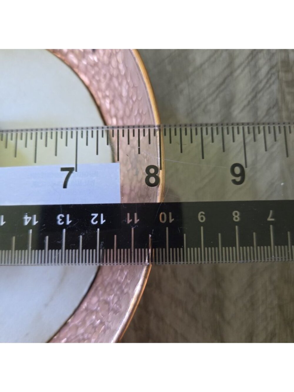 Vintage Copper Frying Pan Wall Clock Hammered Skillet Quartz Kitchen Decor Retro - Picture 13 of 16